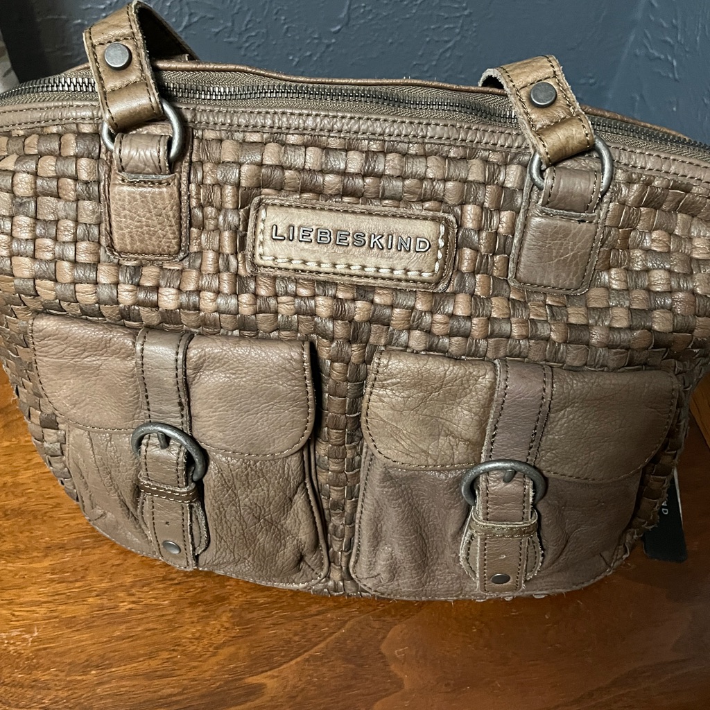 Nwt Liebeskind Taupe Leather Bag